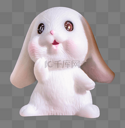 兔子白兔可爱玩具