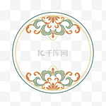 中式传统复古花纹边框