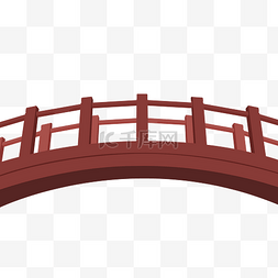 中国风木桥鹊桥