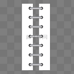 书装订线图片_仿真翻页活页纸张装订线