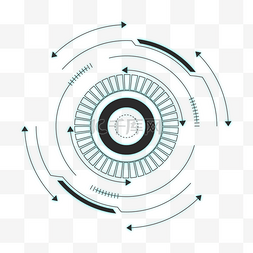 机械2021图片_商务科技圆形机械环形装饰