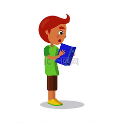 红色头发人图片_红头发男孩的简介与教科书阅读有