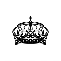 皇冠孤立的国王或王后的象征。