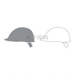 网站构建图片_安全头盔灰色套装 灰色套装图标 .