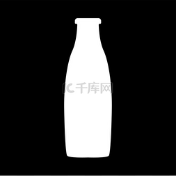 瓶子是白色图标.. 瓶子是白色图标