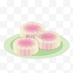 食品中国图片_中秋中秋节美味冰皮月饼