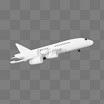 3DC4D立体飞机客机