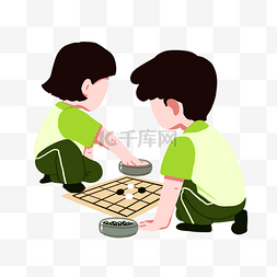 下棋对弈图片_围棋对弈