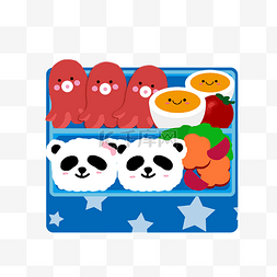 儿童游乐园平面图片_创意熊猫宝宝餐儿童餐