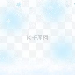 冬季上新广告图片_梦幻飘雪冬季光效雪景