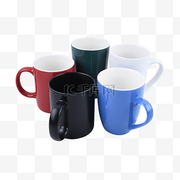 咖啡杯软件素材图片_彩色杯子陶瓷杯水杯咖啡杯