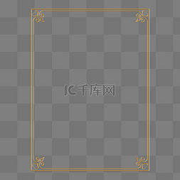 欧式花纹边框金色图片_欧式花纹爱心情人节七夕金色边框