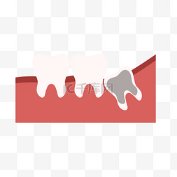 牙齿蛀牙口腔卡通