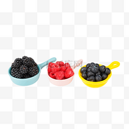 桑葚蓝莓图片_新鲜水果蓝莓树莓桑葚组合