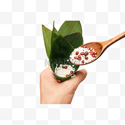 粽子食图片_端午节包粽子食材