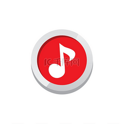 音乐符号插图图片_游戏资产图标符号按钮矢量音乐歌