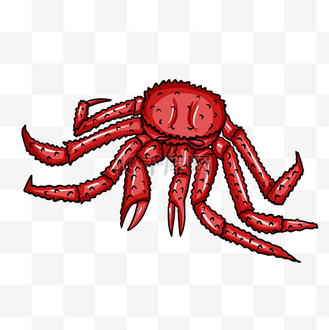 帝王蟹海鲜图片素材_海鲜红色帝王蟹