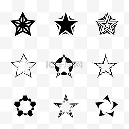 星星形状图片_五角星星星形状套图