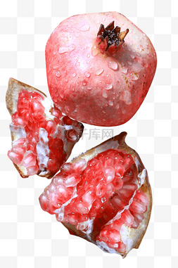 水果石榴红石榴食物