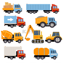 集装箱运输卡车图片_卡车和拖拉机集