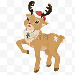 圣诞圣诞节麋鹿小鹿动物