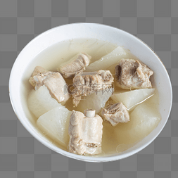 冬瓜排骨汤图片_养身美味饮食传统萝卜排骨汤