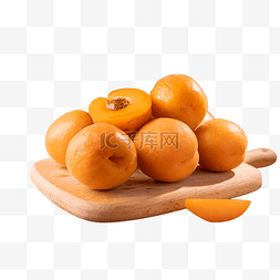 水果黄桃食物桃子果肉