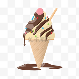 冰爽冰淇淋图片_夏天冰爽美味雪糕夏季