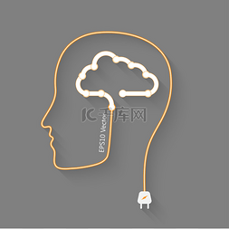 阿里云盘icon图片_大脑和云