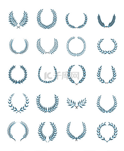 20个花圈矢量集