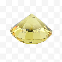 黄色装饰水晶配饰珠宝礼物
