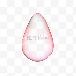 3D彩色水滴酸性气泡