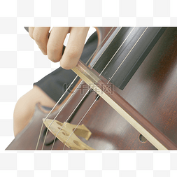 管弦乐素材图片_女生演奏大提琴