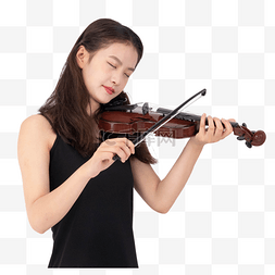 乐器美女小提琴
