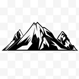 山水黑白图片_美式黑白素描山