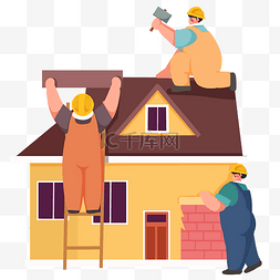 装修单页海报图片_家居装修装潢建造房子屋子