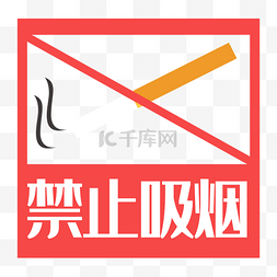禁烟标志警示牌