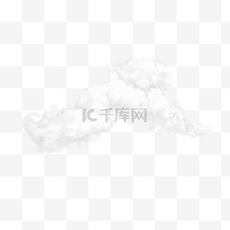 白色天空乌云图片_乌云白色烟雾云烟透明