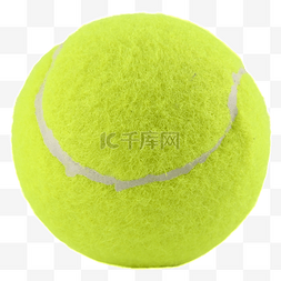 黄色彩带球图片_一个运动竞赛网球体育