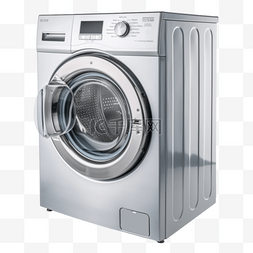家电器数码主图图片_卡通手绘电器全自动洗衣机