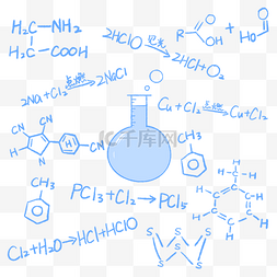 教育培训化学学科底纹