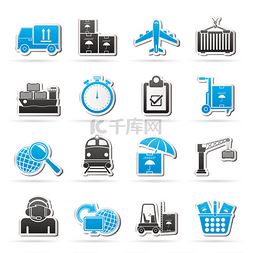 曲别针icon图片_货物、 航运和物流的图标