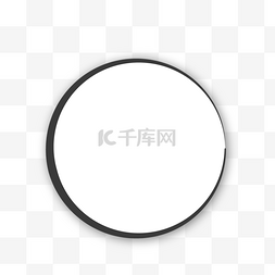圆圈边框纹理图片_白色简洁圆圈