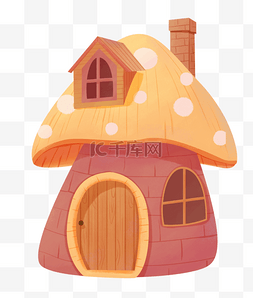 蘑菇房子图片_童话蘑菇屋