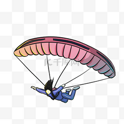 人物降落伞