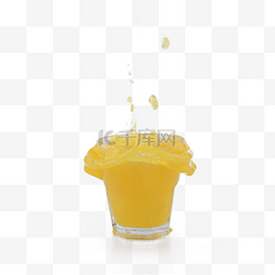 橙汁食物液体新鲜饮料