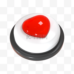 红色网图片_3d红色爱心按钮