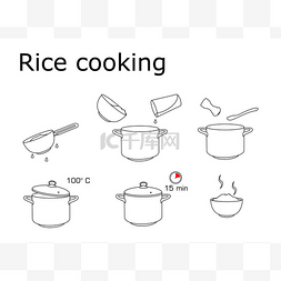 如何用很少的配料烹调米饭,菜谱