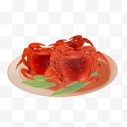 中国传统美食图片_中国传统美食秋季螃蟹