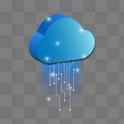 云数据存储图片_蓝色科技大数据云数据云储存云端